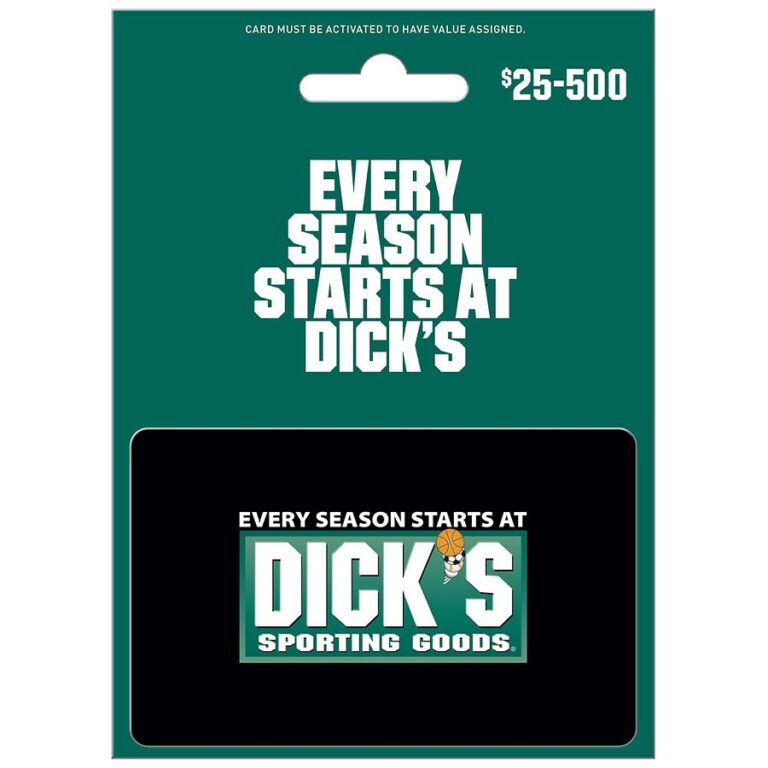 Play Smart: How to Use Your Dicks Sporting Goods Gift Card