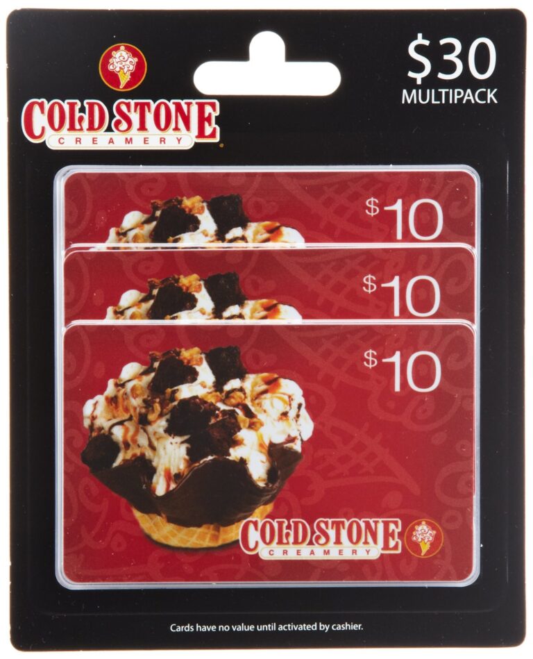 Scoop Up the Savings: A Guide to Your Coldstone Gift Card