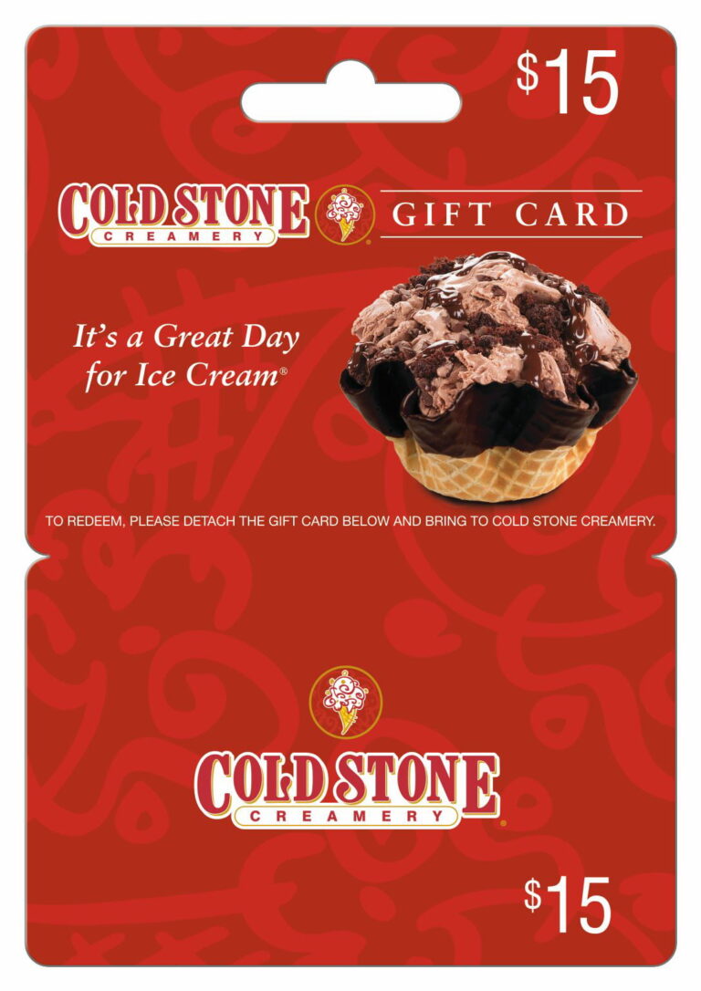 Enjoy Sweet Treats with Your Cold Stone Creamery Gift Card