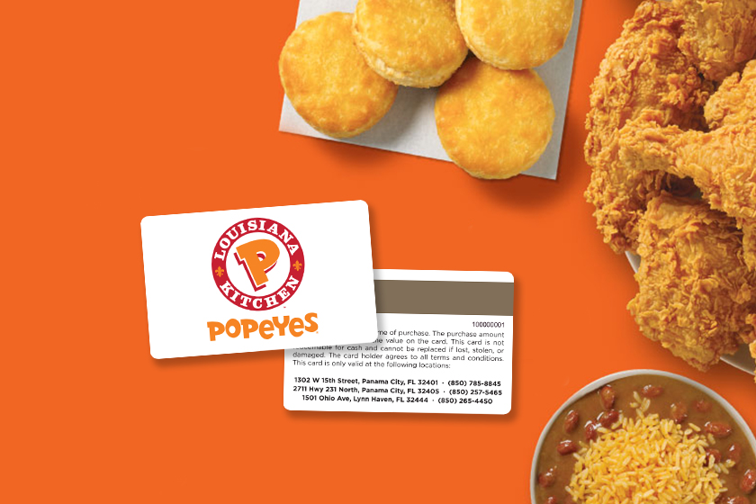 Taste Louisiana Fast with Your Popeyes Gift Card