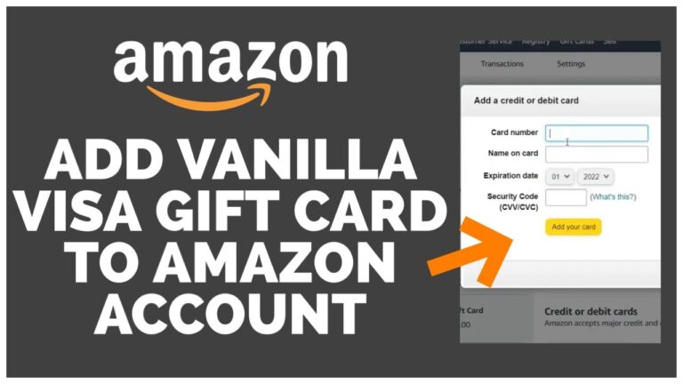 Amazon Shopping with a Twist: Using Your Vanilla Gift Card