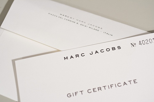 Stand Out with Marc Jacobs Gift Cards