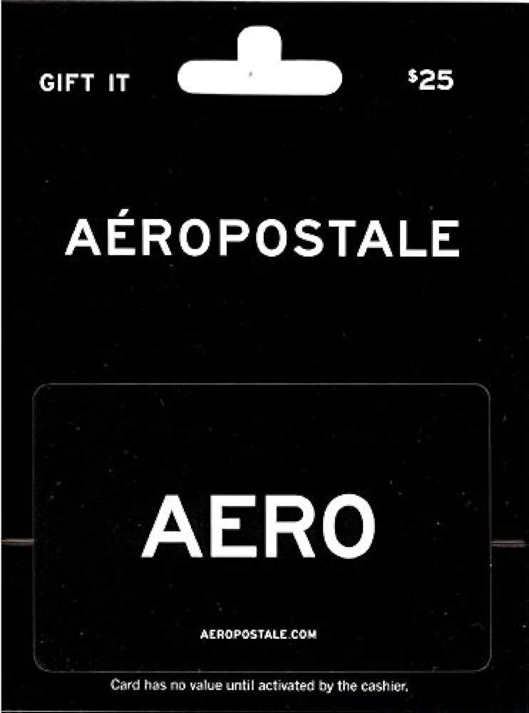 The Aéropostale Gift Card: Youthful and Trendy