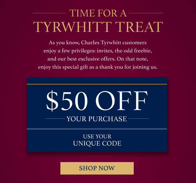 Charles Tyrwhitt Gift Cards: A Cut Above