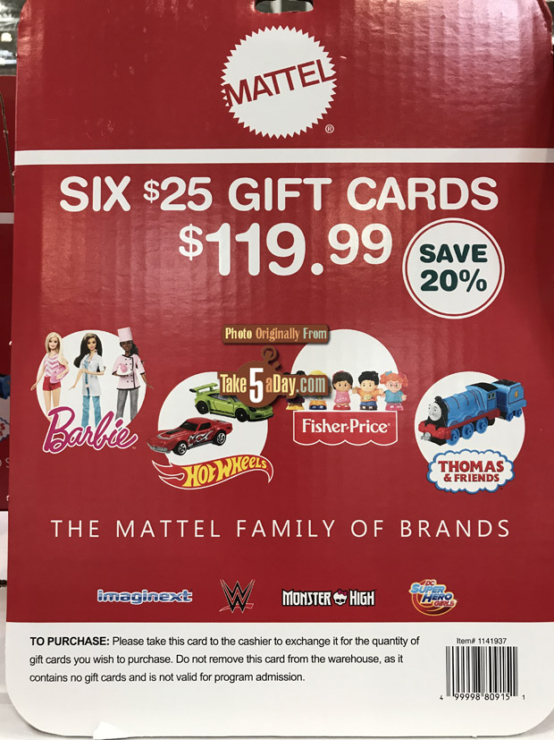 Playing Smart with Mattel Gift Cards