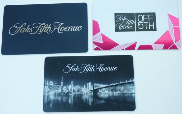 Saks Fifth Avenue Gift Cards: High Fashion Heaven