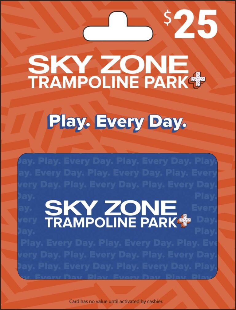 Using Your Sky Zone Trampoline Park Gift Card