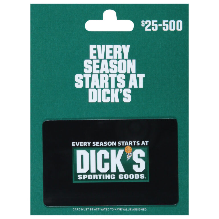 Dick’s Sporting Goods Gift Cards: Security & Usage