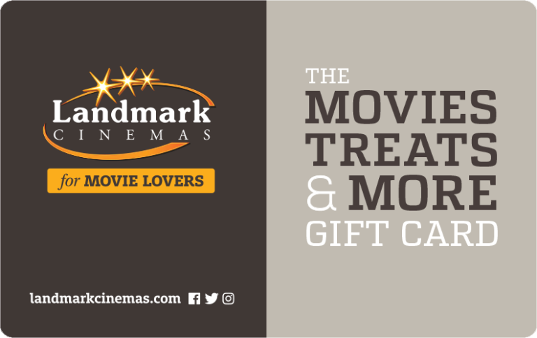 Independent Films and More with Landmark Theatres Gift Cards